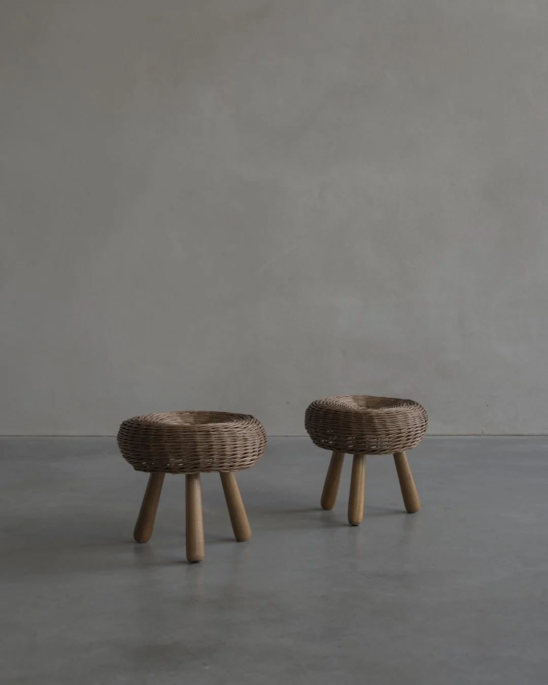 Tony Paul - Wicker Stools — Bicci de' Medici